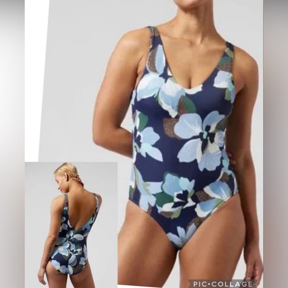 Athleta Seychelles One Piece Swimsuit, Size M